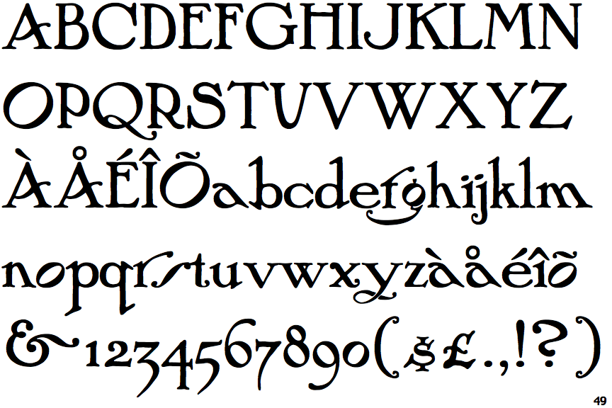 craftsman style fonts free download
